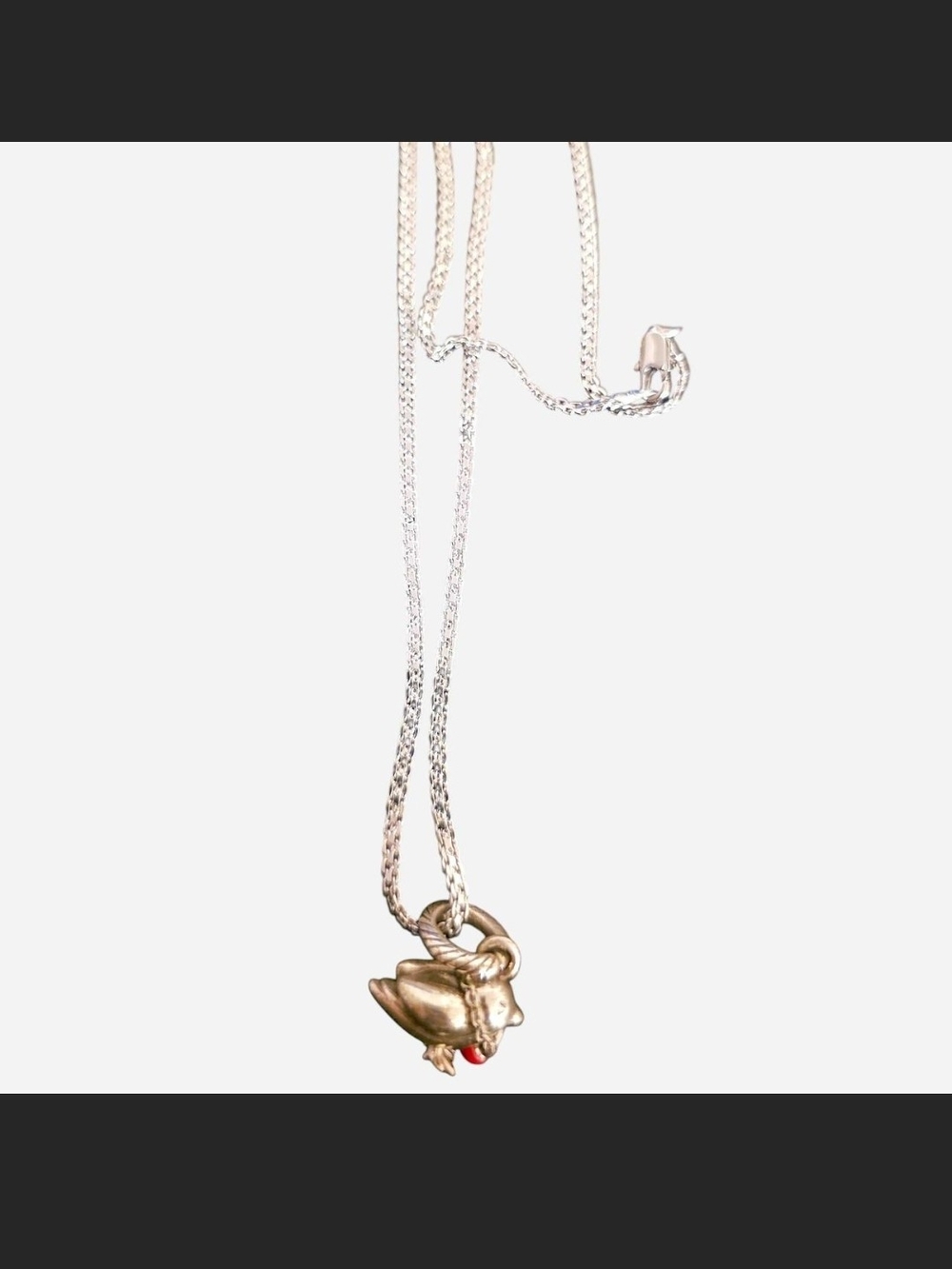 Brighton Bird Charm W. Silver Tone Necklace